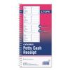 Petty Cash Receipt Book, Two-Part Carbonless, 5.5 x 11, 4/Page, 200 Forms2