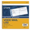 Voice Message Log Books, 8.5 x 8.25, 1/Page, 800 Forms2