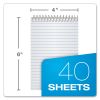 Memo Pads, Narrow Rule, Assorted Cover Colors, 40 White 4 x 6 Sheets, 3/Pack2