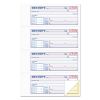 Money and Rent Receipt Books, Two-Part Carbonless, 2.75 x 7.13, 4/Page, 400 Forms1