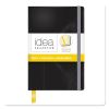 Idea Collective Journal, Hardcover with Elastic Closure, 1 Subject, Wide/Legal Rule, Black Cover, 5.5 x 3.5, 96 Sheets1