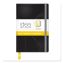Idea Collective Journal, Hardcover with Elastic Closure, 1 Subject, Wide/Legal Rule, Black Cover, 5.5 x 3.5, 96 Sheets1