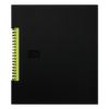 Idea Collective Professional Wirebound Hardcover Notebook, 1 Subject, Medium/College Rule, Black Cover, 11 x 8.5, 80 Sheets1