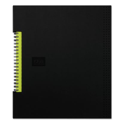 Idea Collective Professional Wirebound Hardcover Notebook, 1 Subject, Medium/College Rule, Black Cover, 11 x 8.5, 80 Sheets1