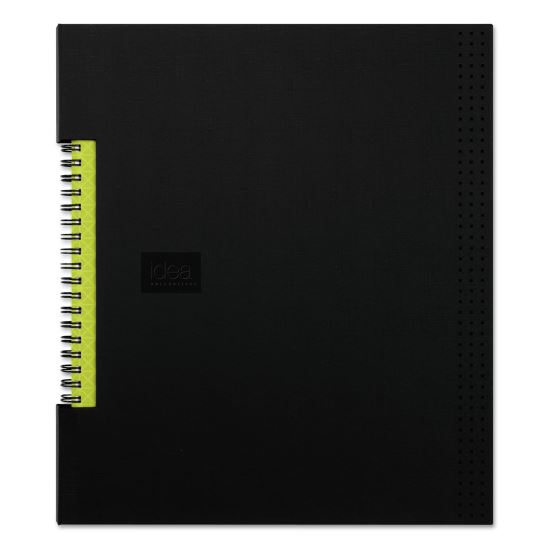 Idea Collective Professional Wirebound Hardcover Notebook, 1 Subject, Medium/College Rule, Black Cover, 11 x 8.5, 80 Sheets1