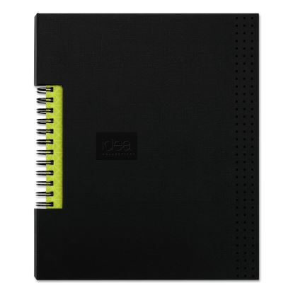 Idea Collective Professional Wirebound Hardcover Notebook, 1 Subject, Medium/College Rule, Black Cover, 8 x 5.5, 80 Sheets1