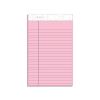 Prism + Colored Writing Pads, Narrow Rule, 50 Pastel Pink 5 x 8 Sheets, 12/Pack1