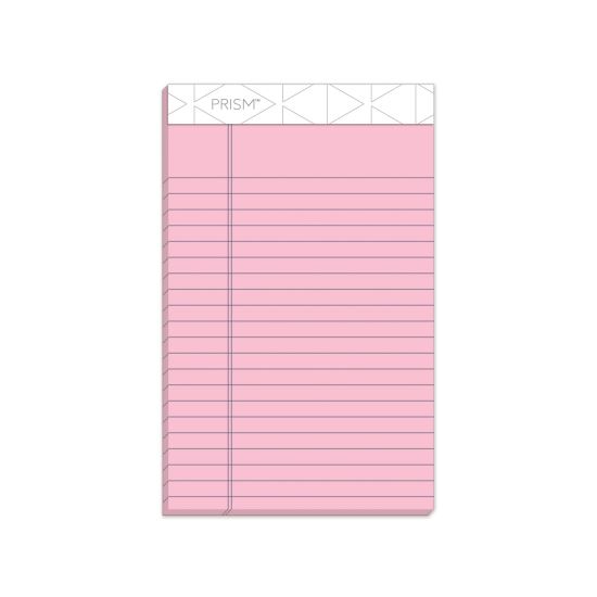 Prism + Colored Writing Pads, Narrow Rule, 50 Pastel Pink 5 x 8 Sheets, 12/Pack1