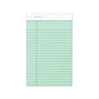 Prism + Colored Writing Pads, Narrow Rule, 50 Pastel Green 5 x 8 Sheets, 12/Pack1