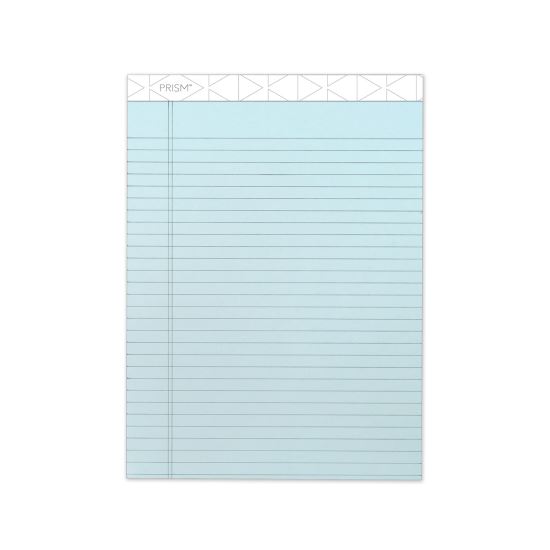 Prism + Colored Writing Pads, Wide/Legal Rule, 50 Pastel Blue 8.5 x 11.75 Sheets, 12/Pack1