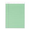 Prism + Colored Writing Pads, Wide/Legal Rule, 50 Pastel Green 8.5 x 11.75 Sheets, 12/Pack1