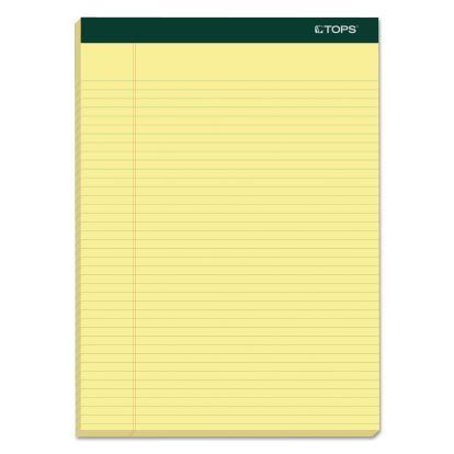 Double Docket Ruled Pads, Narrow Rule, 100 Canary-Yellow 8.5 x 11.75 Sheets, 6/Pack1