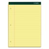 Double Docket Ruled Pads, Wide/Legal Rule, 100 Canary-Yellow 8.5 x 11.75 Sheets, 6/Pack1