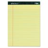 Docket Ruled Perforated Pads, Wide/Legal Rule, 50 Canary-Yellow 8.5 x 11.75 Sheets, 6/Pack1