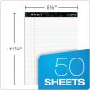 Docket Ruled Perforated Pads, Wide/Legal Rule, 50 White 8.5 x 11.75 Sheets, 12/Pack2