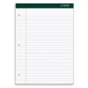 Double Docket Ruled Pads, Wide/Legal Rule, 100 White 8.5 x 11.75 Sheets, 6/Pack1