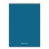 Docket Ruled Wirebound Pad with Cover, Wide/Legal Rule, Blue Cover, 70 Canary-Yellow 8.5 x 11.75 Sheets1