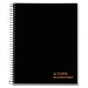 JEN Action Planner, 1 Subject, Narrow Rule, Black Cover, 8.5 x 6.75, 100 Sheets1