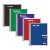 Coil-Lock Wirebound Notebooks, 3-Hole Punched, 5 Subject, Medium/College Rule, Randomly Assorted Covers, 11 x 8.5, 200 Sheets1