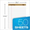 "The Legal Pad" Plus Ruled Perforated Pads with 40 pt. Back, Wide/Legal Rule, 50 White 8.5 x 11.75 Sheets, Dozen2