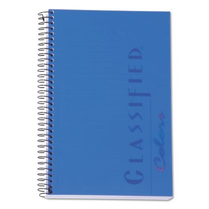 Color Notebooks, 1 Subject, Narrow Rule, Indigo Blue Cover, 8.5 x 5.5, 100 White Sheets1