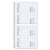 Second Nature Phone Call Book, Two-Part Carbonless, 2.75 x 5, 4/Page, 400 Forms1