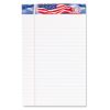 American Pride Writing Pad, Narrow Rule, Red/White/Blue Headband, 50 White 5 x 8 Sheets, 12/Pack2