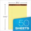 "The Legal Pad" Ruled Perforated Pads, Wide/Legal Rule, 50 Canary-Yellow 8.5 x 11 Sheets, 3/Pack2