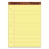 "The Legal Pad" Ruled Perforated Pads, Wide/Legal Rule, 50 Canary-Yellow 8.5 x 11.75 Sheets, Dozen1