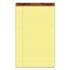 "The Legal Pad" Plus Ruled Perforated Pads with 40 pt. Back, Wide/Legal Rule, 50 Canary-Yellow 8.5 x 14 Sheets, Dozen1