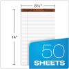 "The Legal Pad" Ruled Perforated Pads, Wide/Legal Rule, 50 White 8.5 x 14 Sheets, Dozen2