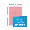 Prism Steno Pads, Gregg Rule, Pink Cover, 80 Pink 6 x 9 Sheets, 4/Pack2