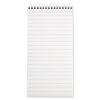 Reporter’s Notepad, Wide/Legal Rule, White Cover, 70 White 4 x 8 Sheets, 12/Pack1