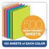 Fluorescent Color Memo Sheets, 4 x 6, Unruled, Assorted Colors, 500/Pack2