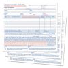 Hazardous Material Short Form, Three-Part Carbonless, 7 x 8.5, 1/Page, 250 Forms2