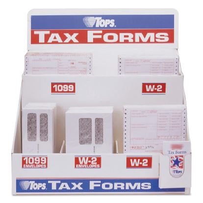 Six-Part W-2 Tax Form Floor Display, 2019, Plastic, with 50 Forms1