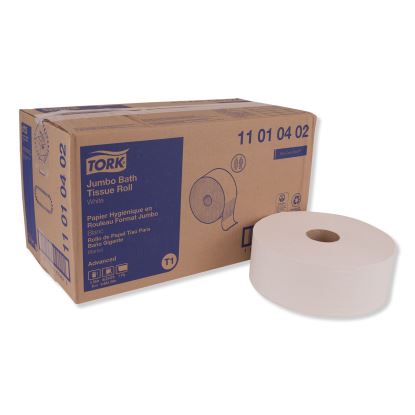 Advanced Jumbo Roll Bath Tissue, Septic Safe, 1-Ply, White, 3.48" x 2247 ft, 6 Rolls/Carton1