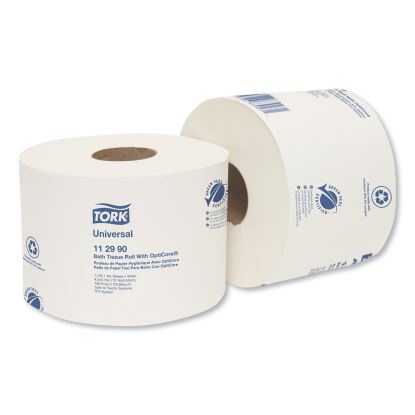 Universal Bath Tissue Roll with OptiCore, Septic Safe, 1-Ply, White, 1755 Sheets/Roll, 36/Carton1