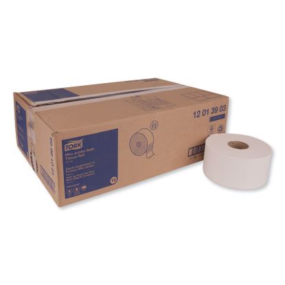 Advanced Jumbo Bath Tissue, Septic Safe, 1-Ply, White, 3.48" x 1200 ft ,12 Rolls/Carton1