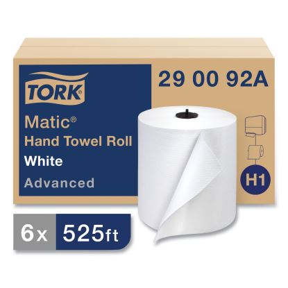 Advanced Matic Hand Towel Roll, 2-Ply, 7.7 x 9.8, White, 643/Roll, 6 Rolls/Carton1