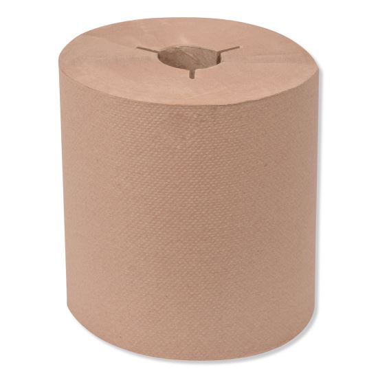 Universal Hand Towel Roll, Notched, 8" x 800 ft, Natural, 6 Rolls/Carton1