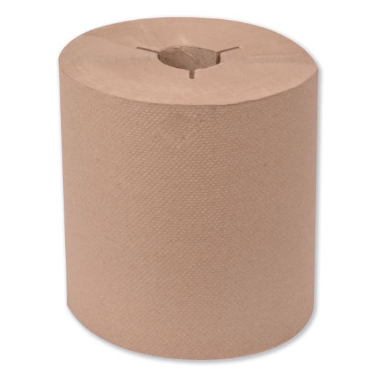 Universal Hand Towel Roll, Notched, 8" x 630 ft, Natural, 6 Rolls/Carton1