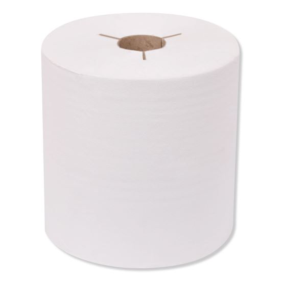 Universal Hand Towel Roll, Notched, 8" x 800 ft, White, 6 Rolls/Carton1