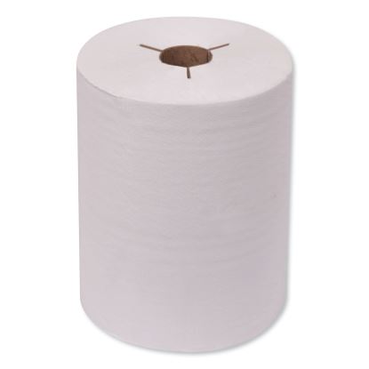 Universal Hand Towel Roll, Notched, 8" x 425 ft, Natural White, 12 Rolls/Carton1