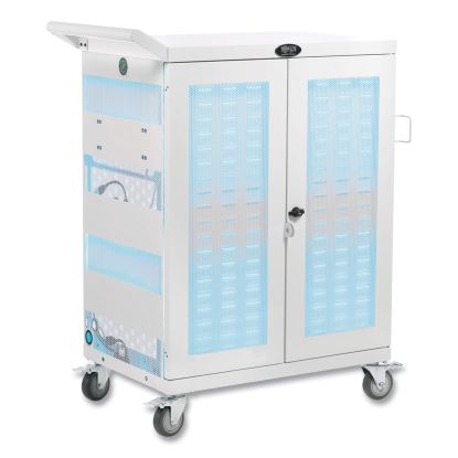 UV Sterilization and Charging Cart, For 32 Devices, 34.8 x 21.6 x 42.3, White1