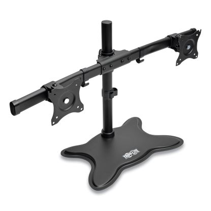 Dual Desktop Monitor Stand, For 13" to 27" Monitors, 31.69" x 10" x 18.11", Black, Supports 26 lb1