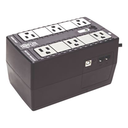 Internet Office Ultra-Compact Desktop Standby UPS, USB, 6 Outlets, 350 VA, 380 J1