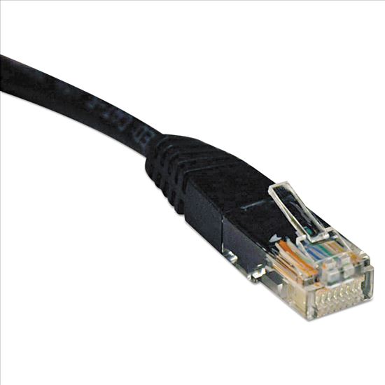 Cat5e 350MHz Molded Patch Cable, RJ45 (M/M), 10 ft., Black1