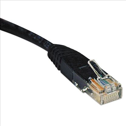 Cat5e 350MHz Molded Patch Cable, RJ45 (M/M), 14 ft., Black1