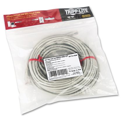 Cat5e 350MHz Molded Patch Cable, RJ45 (M/M), 50 ft., Gray1